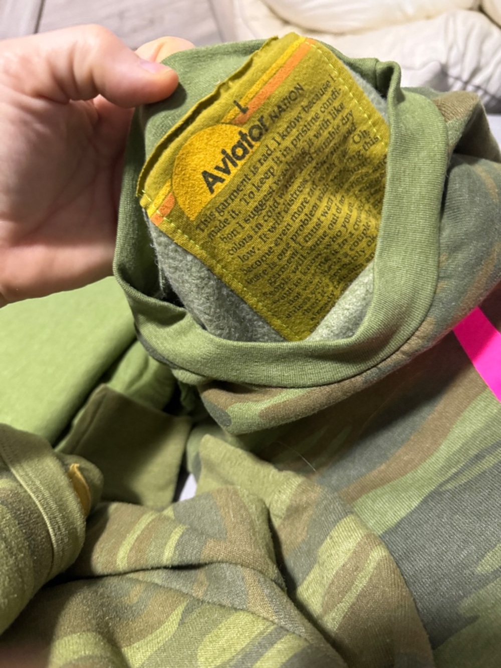 Aviator Nation army and camo mixed set 2 crews and 1 sweat pant - Picture 7 of 8